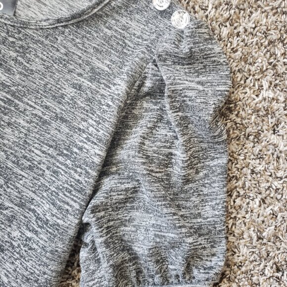 Short sleeve grey sweater - Picture 3 of 4